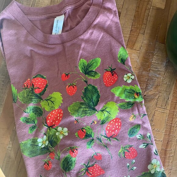 Etsy Tops - Strawberry Cottagecore Long sleeve top